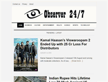 Tablet Screenshot of observer247.com